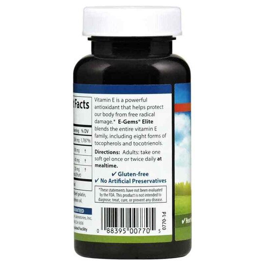 E-Gems Elite 400 IU (268 Mg) Vitamin E, CL